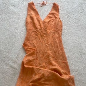 J crew midi dress 100% silk